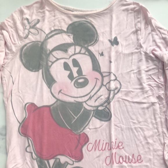 Disney Minnie Mouse Long Sleeve Pajama Set Women's Size Medium - Picture 5 of 13